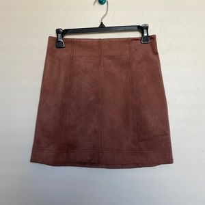 Beautiful faux suede skirt